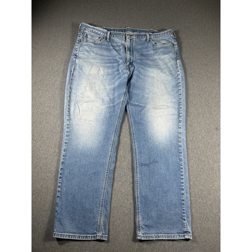 Levi's 541 Athletic Taper Fit Jeans 42x32 Light Medium Wash Denim Pants Men's